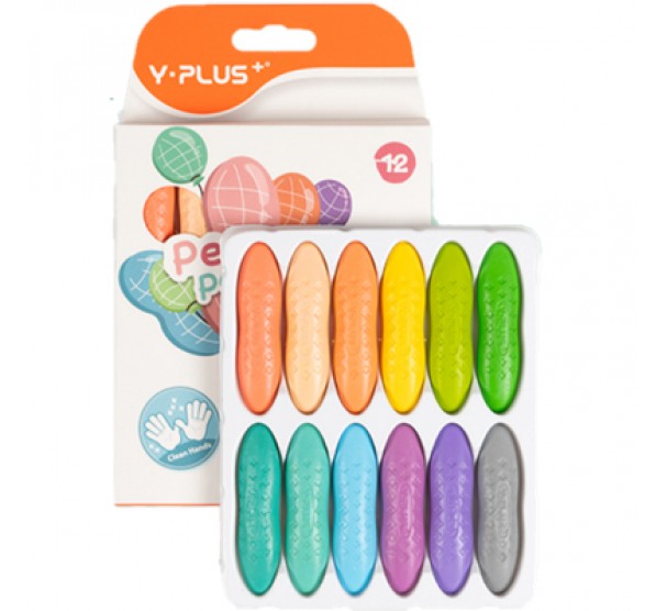 YPLUS Peanut Crayons for Kids, 12 Pastel Colors Kuwait