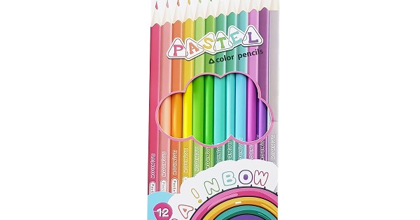 Fibracolor Rainbow Colouring Pencils - Colour with Claire
