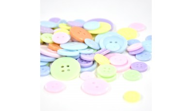 Button - Pastel  (Assorted color/size)