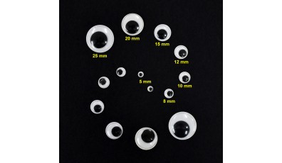 Plastic Eyelets With Adhesive (20mm - 40mm)